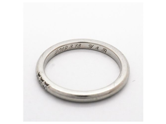 Autre Marque Tiffany & Co. Platin-Diamant-Bandring - Ansicht 5