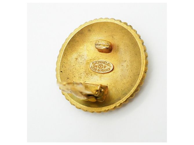 Orecchini a clip Chanel placcati oro D'oro - vista 4