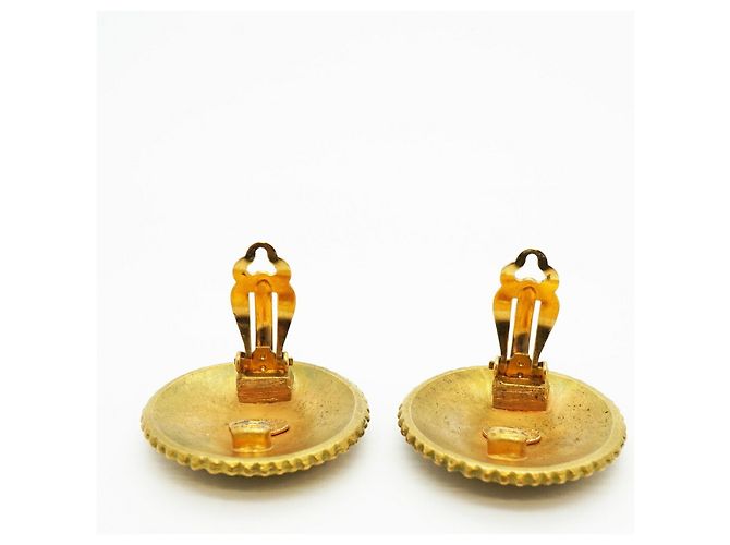 Orecchini a clip Chanel placcati oro D'oro - vista 7