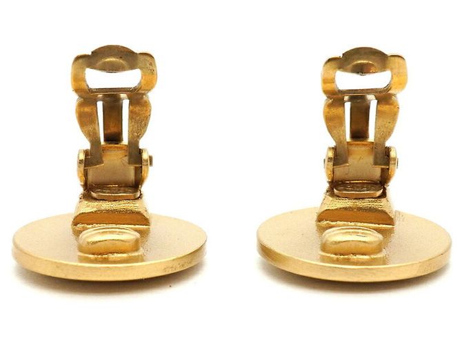 Pendientes de clip Chanel Oro y Rojo Roja Dorado - vista 6