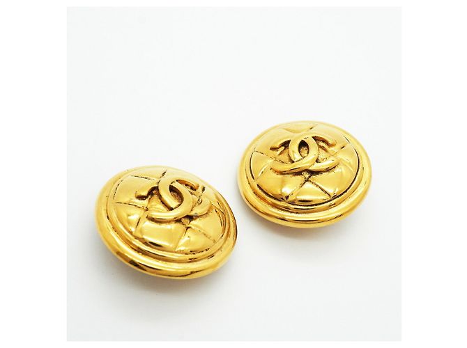 Orecchini a clip Chanel placcati oro D'oro - vista 2