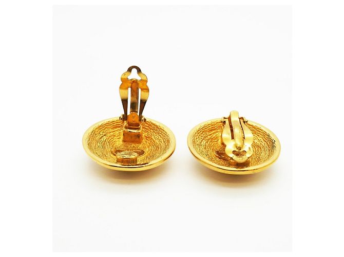 Orecchini a clip Chanel placcati oro D'oro - vista 3