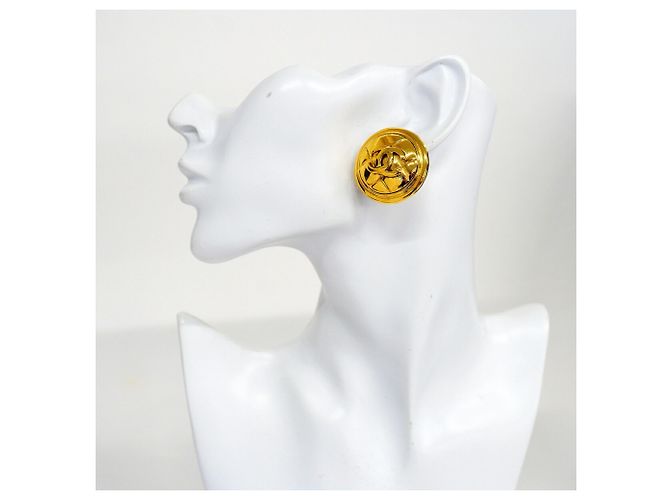 Orecchini a clip Chanel placcati oro D'oro - vista 5