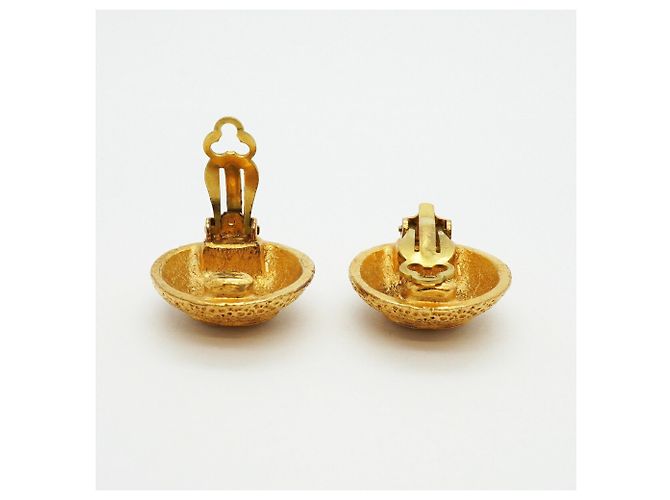 Orecchini a clip Chanel placcati oro D'oro - vista 3