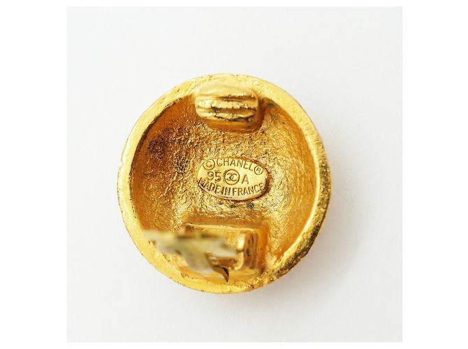 Orecchini a clip Chanel placcati oro D'oro - vista 4