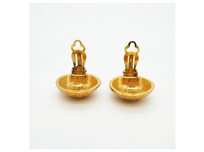 Orecchini a clip Chanel placcati oro D'oro - vista 6