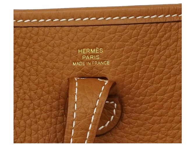 Hermès Hermes Evelyne TPM Schultertasche Golden - Ansicht 5