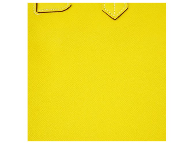 Hermès Borsa Hermes Birkin 35 Candy D'oro Grigio - vista 10