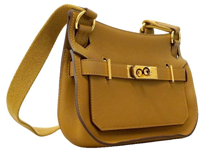 Hermès Borsa a tracolla Hermes Jypsiere Mini Swift Marrone - vista 2