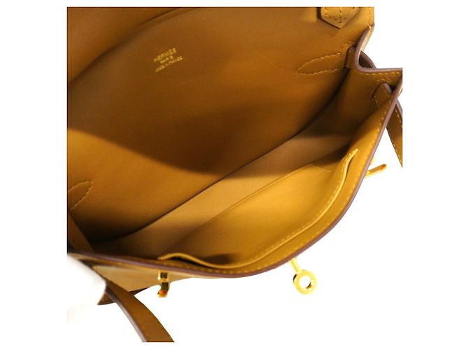 Hermès Borsa a tracolla Hermes Jypsiere Mini Swift Marrone - vista 4