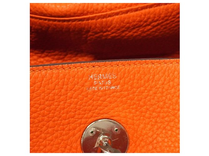 Hermès Sac à main Hermes Lindy 30 Orange - vue 5