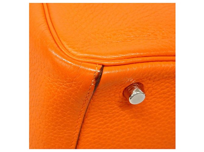 Hermès Sac à main Hermes Lindy 30 Orange - vue 6