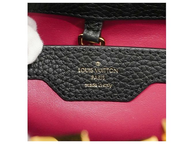 Louis Vuitton Capucines BB Handtasche Schwarz - Ansicht 5