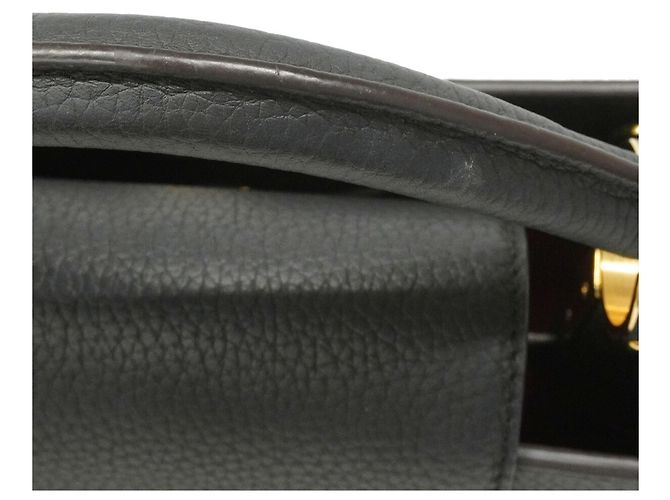 Louis Vuitton Capucines BB Handtasche Schwarz - Ansicht 8