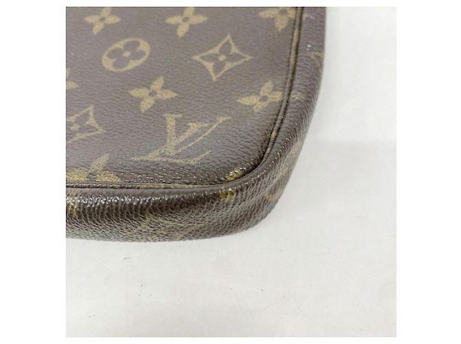 Louis Vuitton Monogram Pochette Accessoires Pouch Marrone - vista 6