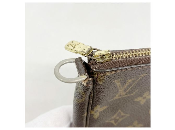 Louis Vuitton Monogram Pochette Accessoires Pouch Marrone - vista 7