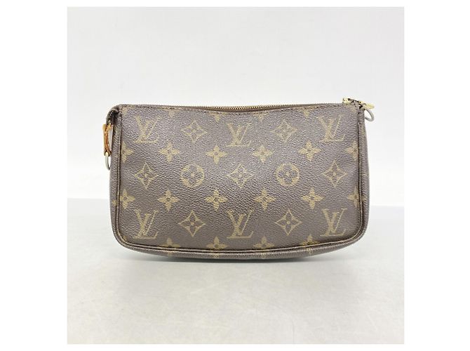 Louis Vuitton Monogram Pochette Accessoires Pouch Marrone - vista 9