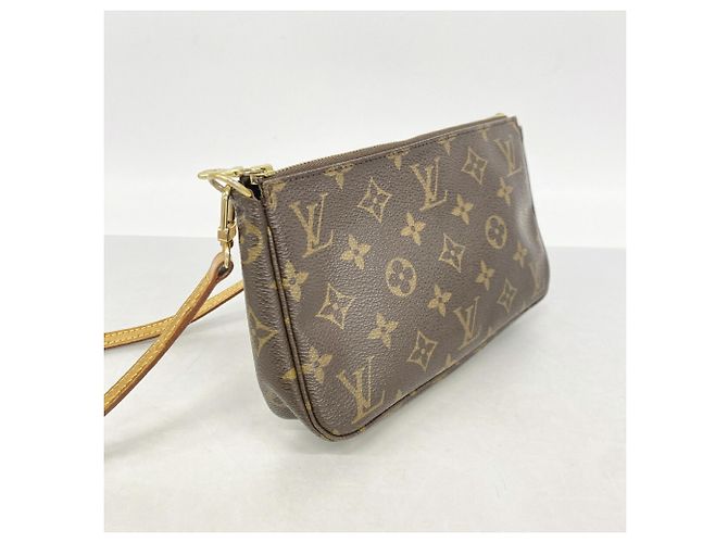 Bolso Louis Vuitton Monogram Pochette Accessoires Castaño - vista 2