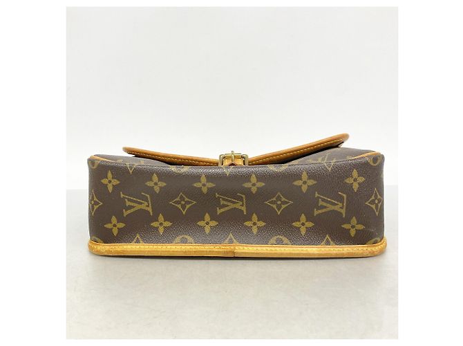 Borsa a tracolla Louis Vuitton Monogram Sologne Marrone - vista 3