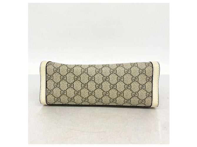Borsa Tote Gucci Padlock GG Small Marrone Bianco - vista 3
