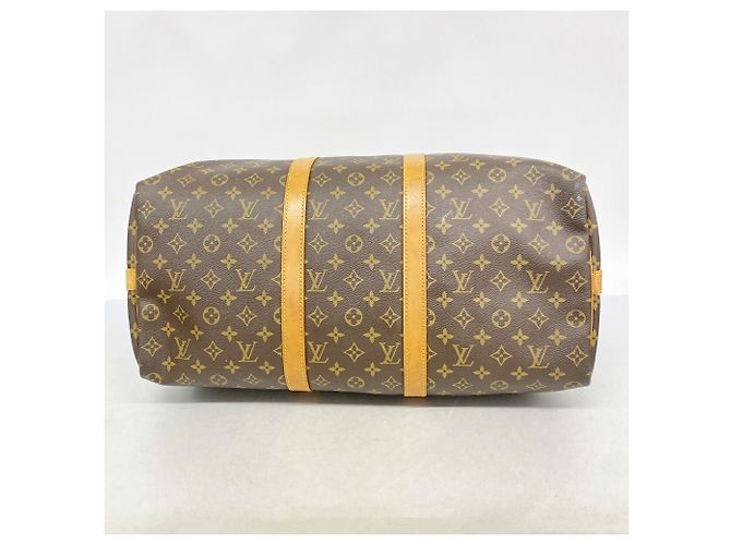 Louis Vuitton Monogram Keepall Bandoulière 50 Marrone - vista 3