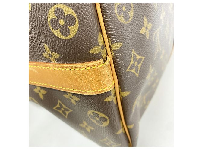 Louis Vuitton Monogram Keepall Bandoulière 50 Marrone - vista 7