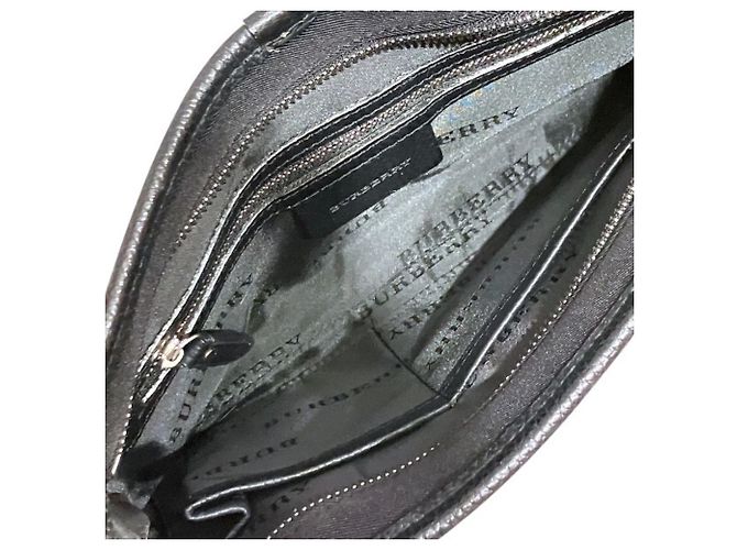 Borsa a mano e a tracolla Burberry Nova Check Nero Beige - vista 5