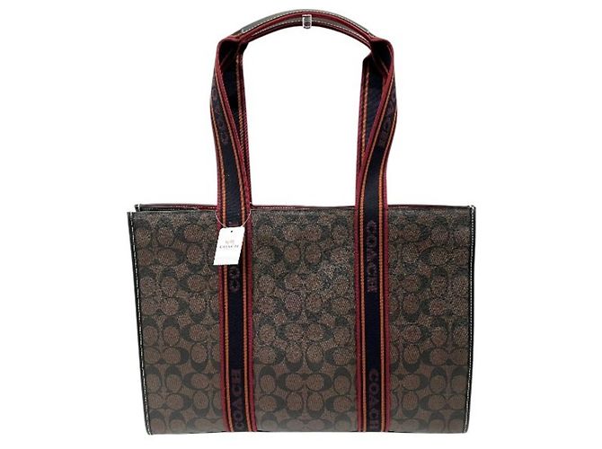 Coach Signature Large Smith Tote Bag Braun - Ansicht 2