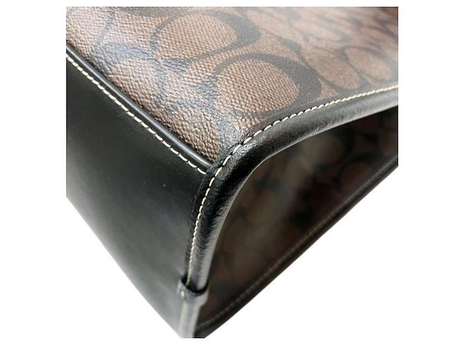 Coach Signature Large Smith Tote Bag Braun - Ansicht 6