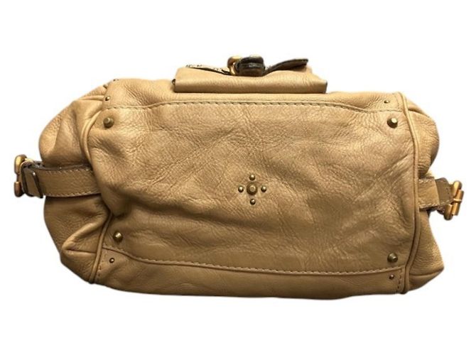 Chloé Chloe Paddington Leder Tote Bag Beige - Ansicht 3