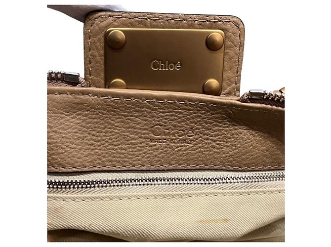 Chloé Chloe Paddington Leder Tote Bag Beige - Ansicht 4