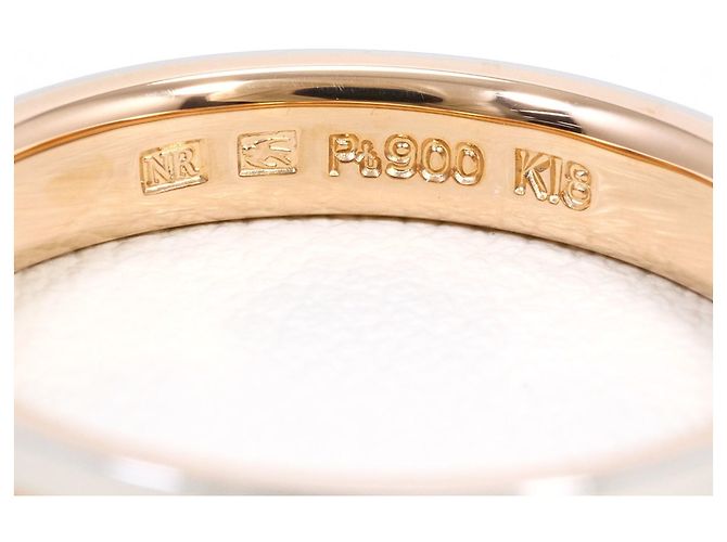 Anello Seiko x Nina Ricci in oro rosa e platino D'oro - vista 4