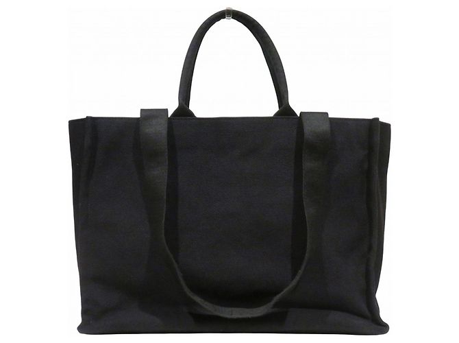 Marni Shopper-Bag aus schwarzer Baumwolle - Ansicht 2