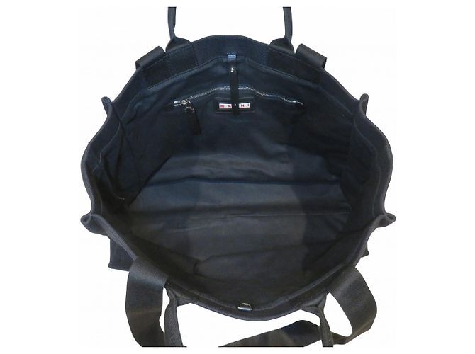 Marni Shopper-Bag aus schwarzer Baumwolle - Ansicht 5