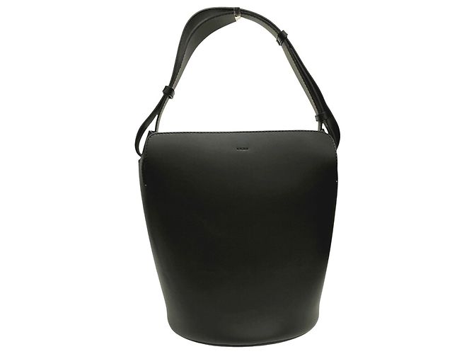 Borsa a tracolla in pelle Burberry Nero - vista 2