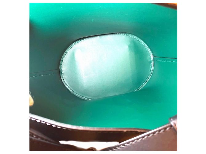 Borsa a tracolla in pelle Burberry Nero - vista 6