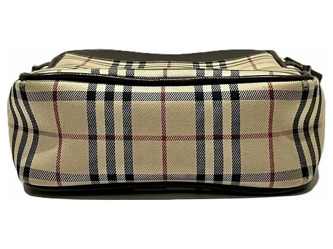 Burberry Schultertasche Nova Check Canvas Leather Braun - Ansicht 3
