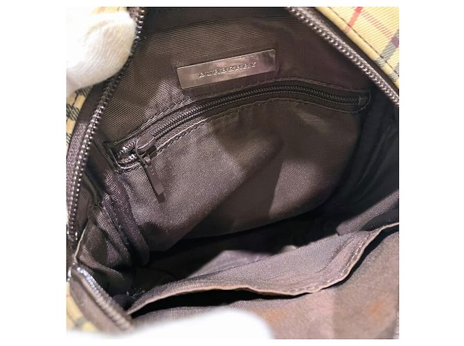 Burberry Schultertasche Nova Check Canvas Leather Braun - Ansicht 5
