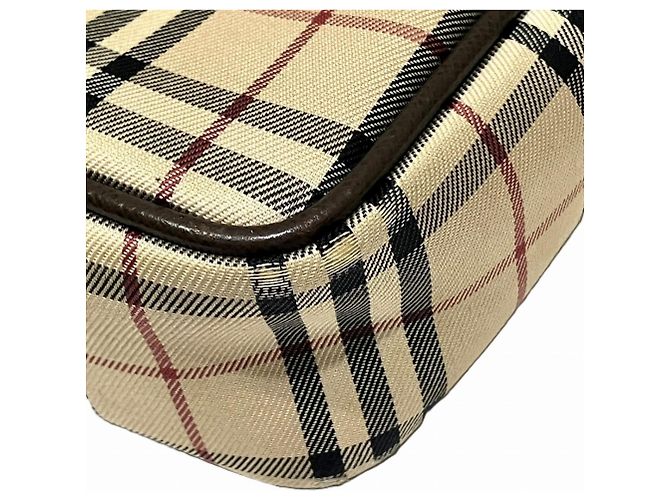 Burberry Schultertasche Nova Check Canvas Leather Braun - Ansicht 7