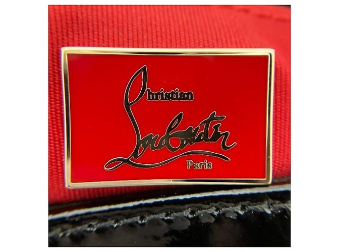 Borsa a tracolla e pochette Riviera Christian Louboutin Nero Rosso - vista 4