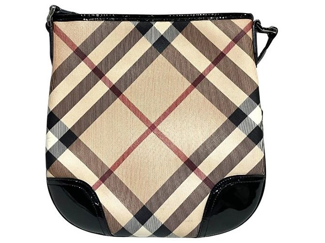 Bolso de hombro Burberry Nova Check Beige - vista 2