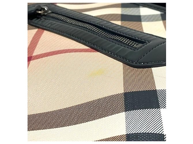 Bolso de hombro Burberry Nova Check Beige - vista 6