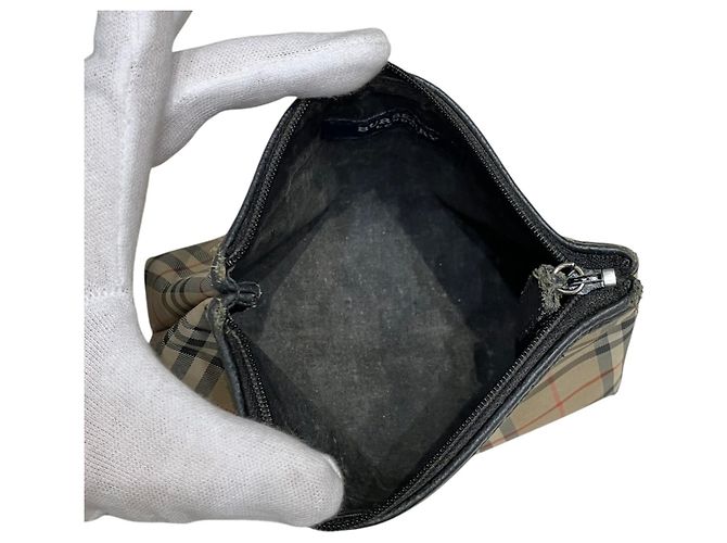Borsa a tracolla in pelle Burberry Nero - vista 6