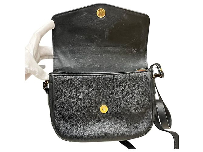 Borsa a tracolla in pelle Burberry Nero - vista 7