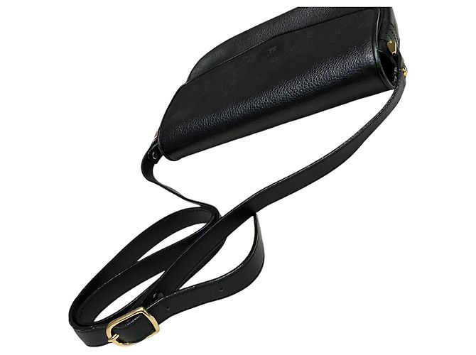 Borsa a tracolla in pelle Burberry Nero - vista 9