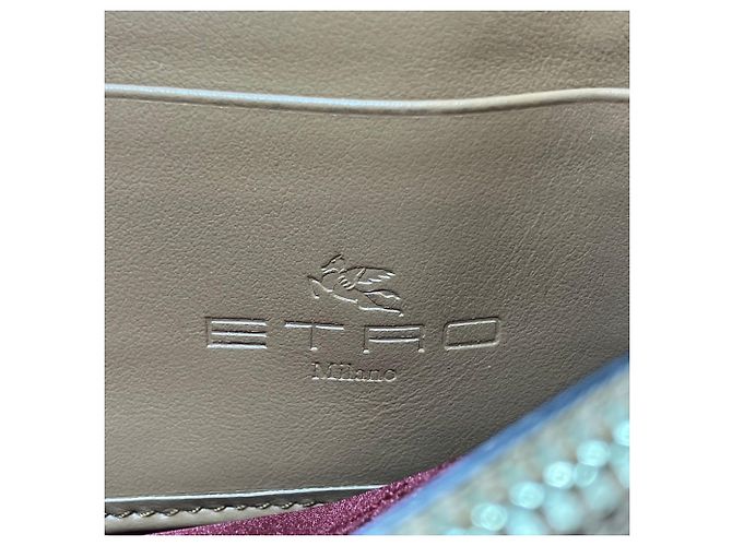 Monedero Etro Paisley Bambi x Flower Castaño - vista 4