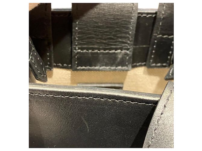 Borsa a tracolla Jimmy Choo in pelle nera Nero - vista 9