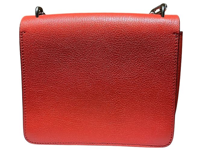 Borsa a tracolla Burberry in pelle rossa Rosso - vista 2