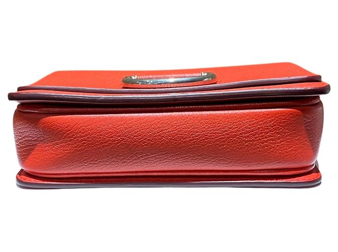 Borsa a tracolla Burberry in pelle rossa Rosso - vista 3