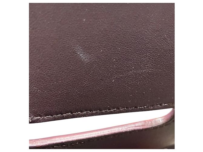 Borsa a tracolla Burberry in pelle rossa Rosso - vista 7